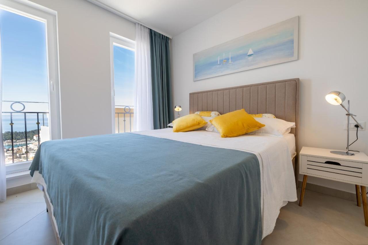 מאקרסקה Villa Smaragd - Lapis - Luxury Apartment With Shared Pool מראה חיצוני תמונה